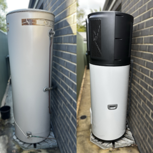 Hot water system flushing